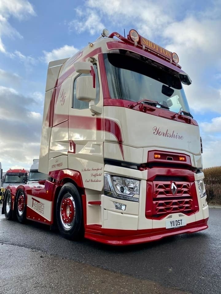 Renault T-serie Stoßstange Spoiler Typ 2 9 cm