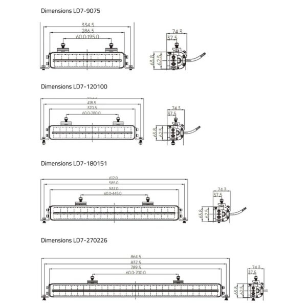 Tralert LED bar Nemesis XL 370 duo-color dagrijverlichting 10-32v - 37,0cm - 10.800lm