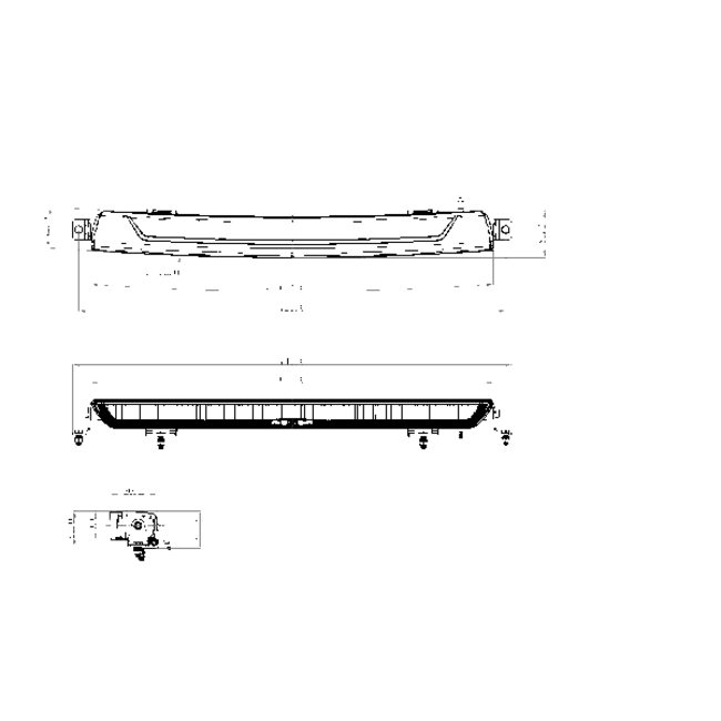 OZZ XB1 P27 black LED bar