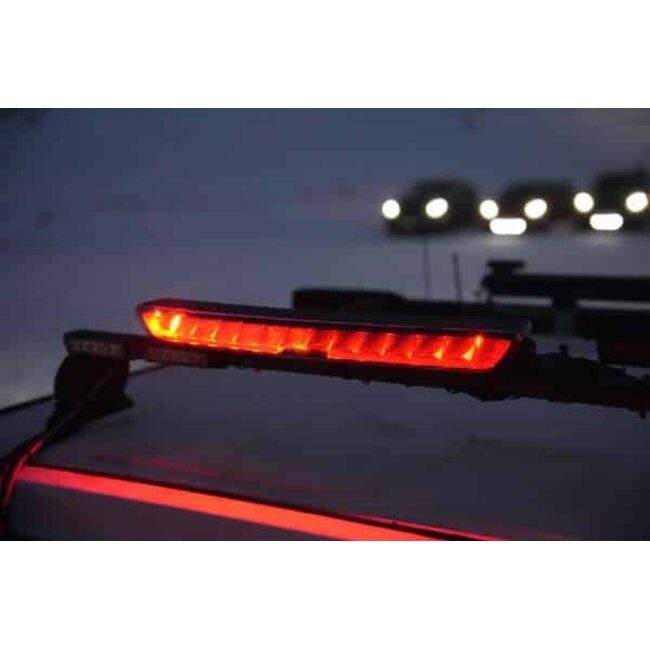 OZZ WB1 R65 Barra de luz de trabajo con luz de advertencia incorporada