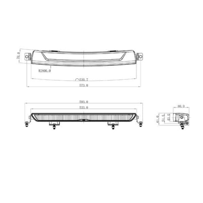 OZZ WB1 Werklichtbalk