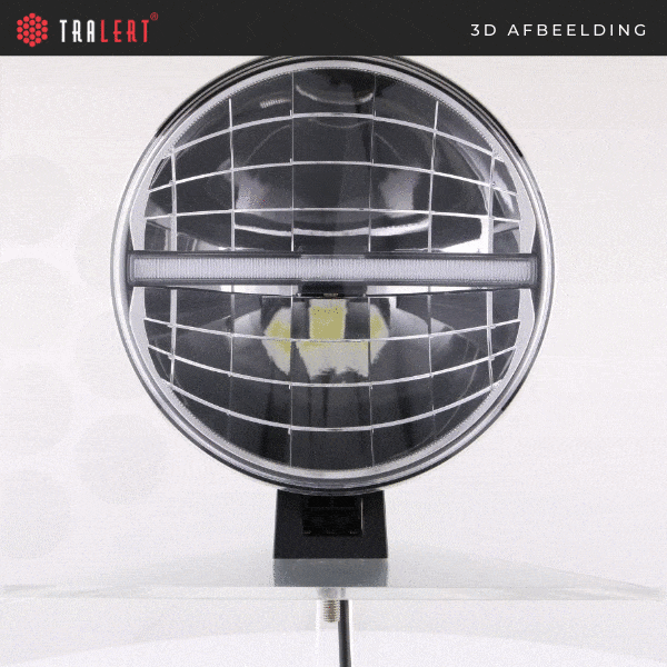 Tralert LED R112 spotlight | with daytime running lights | 12-24V | 30cm cable