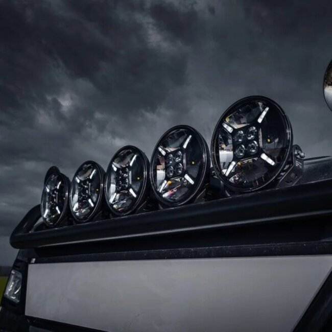 Foco LED Tralert con luces diurnas | 12.000 lúmenes | 9-36v