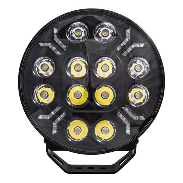 Tralert LED Ypsilon 12LED amber-white with flasher 8000lm - 3m cable