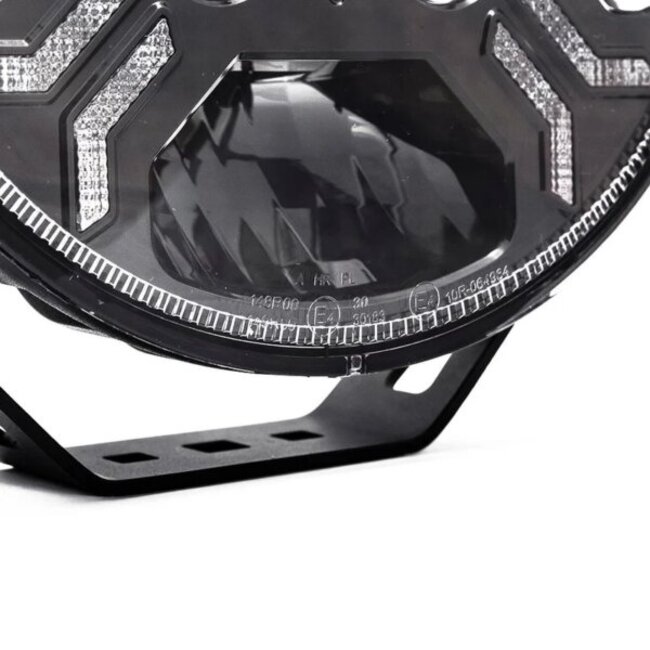 Tralert LED Ypsilon 9LED amber-wit met flitser 7850lm - 3m kabel