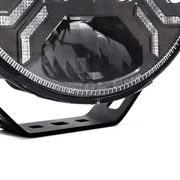 Tralert LED Ypsilon 9LED amber-wit met flitser 7850lm - 3m kabel