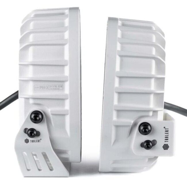 Tralert Phantom-serie LED-spot dark look wit 12-24V - 16.000lm