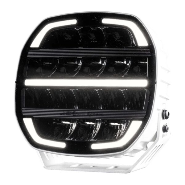 Tralert Phantom Series LED spotlight dark look white 12-24V - 16,000lm