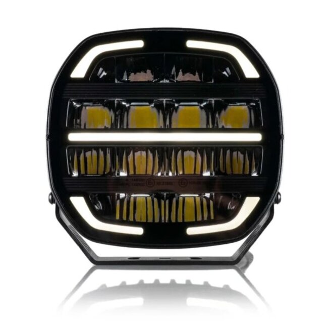 Tralert LED-spot Darklook/zwart 12-24V / 14.000lm