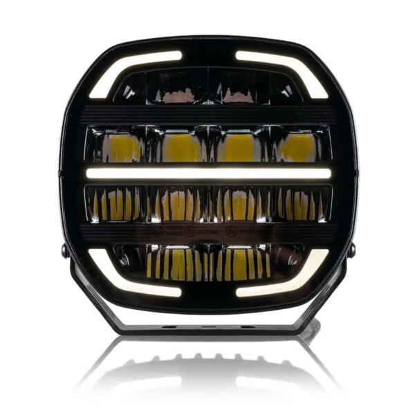 Tralert LED spotlight Darklook/black 12-24V / 14,000lm