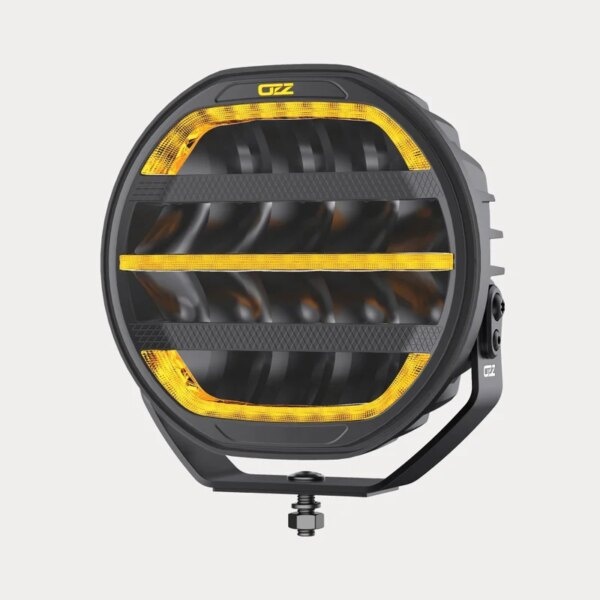 OZZ XR3 P9” R65 black with warning light (10-35V)