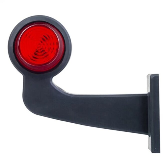 Tralert links | LED-Pendelleuchte mit abgewinkeltem Schaft | klare Linse | 12-24v