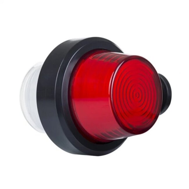 Lampe suédoise à faisceau large Tralert LED | tige courte | lentille mate | 12-24v