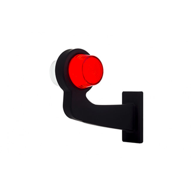 Tralert links | LED-Pendelleuchte | abgewinkelter Schaft & matte Linse | 12-24v