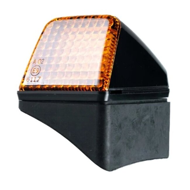 Tralert LED Volvo roof light amber left-angled base 24v