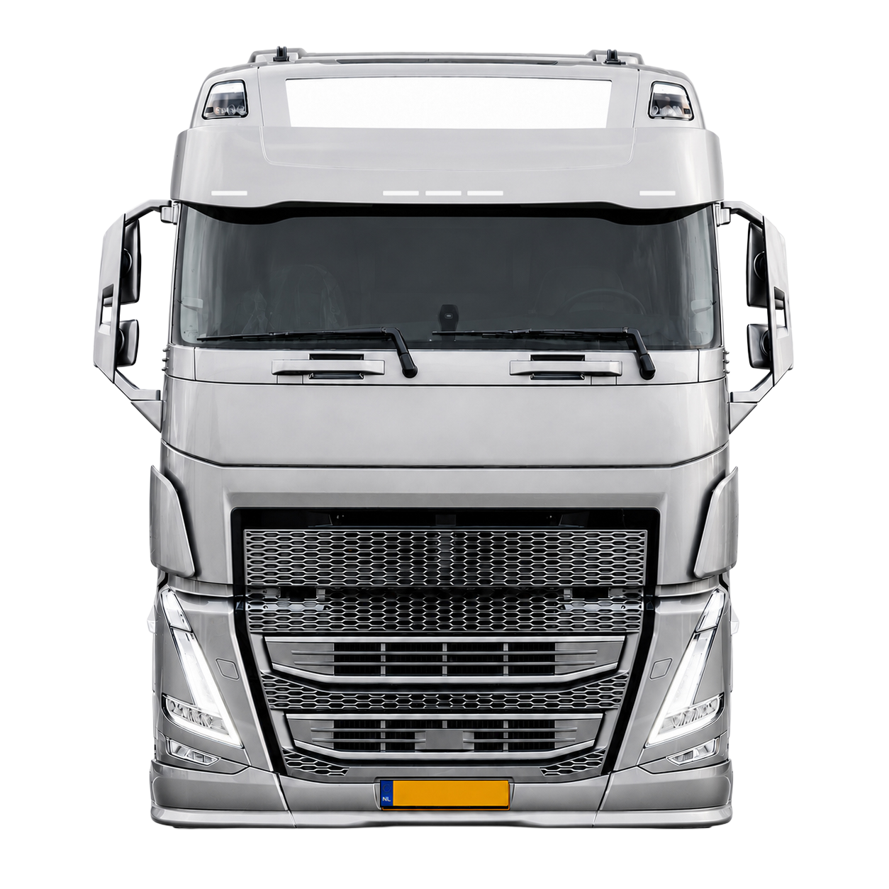 Volvo FH4 Komplette glatte Sonnenblende Typ 4 33cm