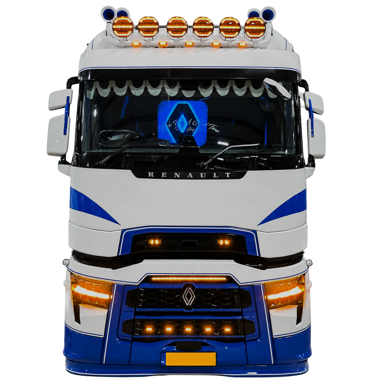 Renault T-Series Sunvisor Flat Bottom
