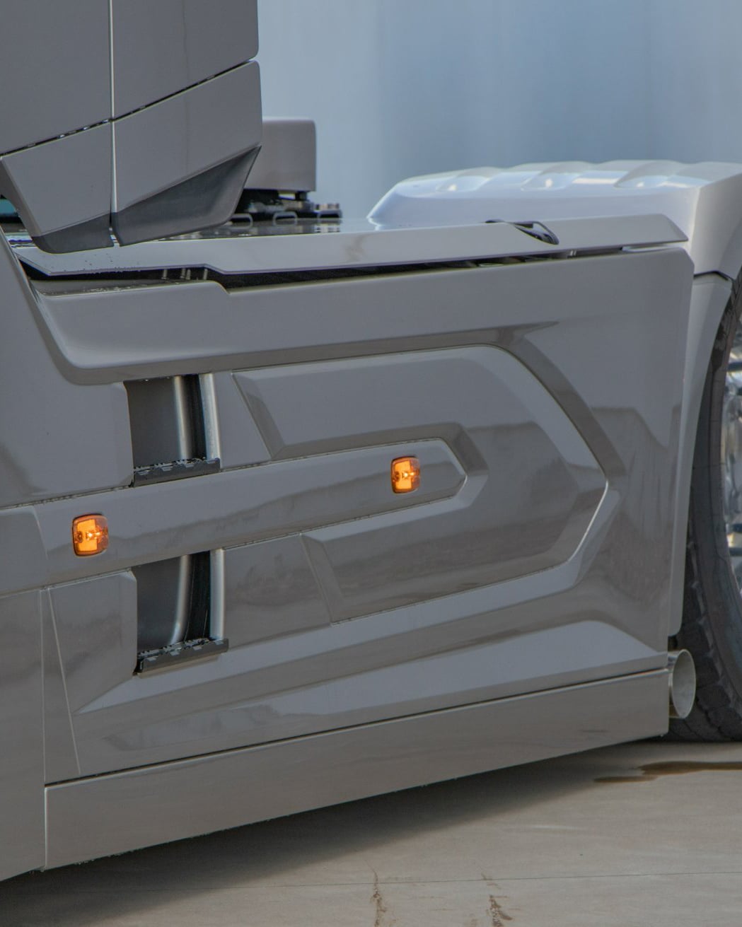 DAF XF/XG/XG+ Side Skirt Verlängerung Satz