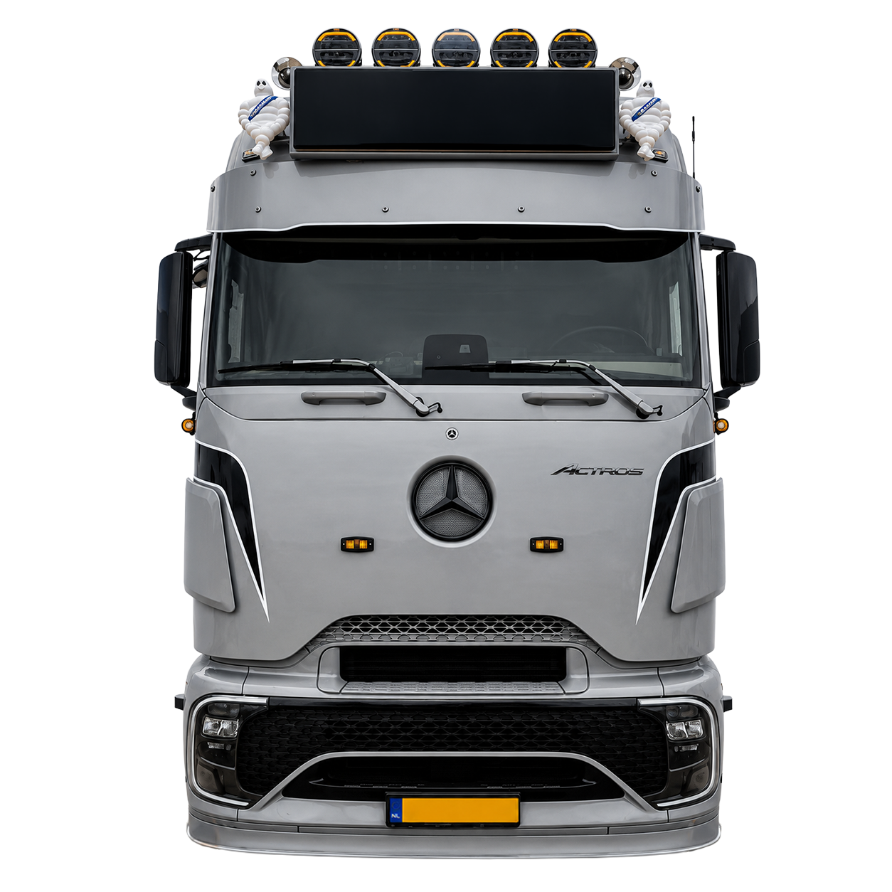 Spoiler delantero para la cabina Pro del Mercedes-Benz Actros