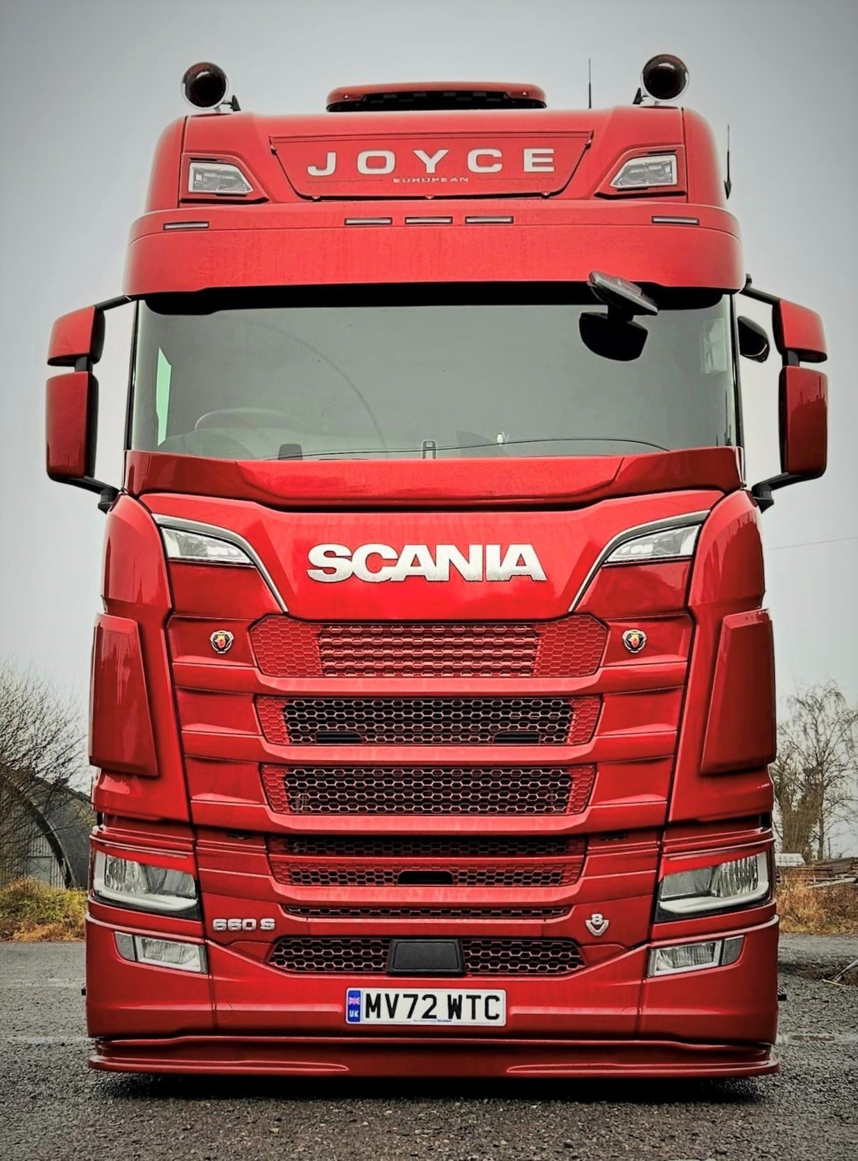 Pare-soleil Scania Next Generation avec ligne