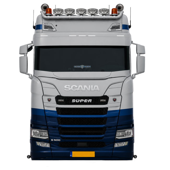 Scania Next Generation Sun visor with line flat