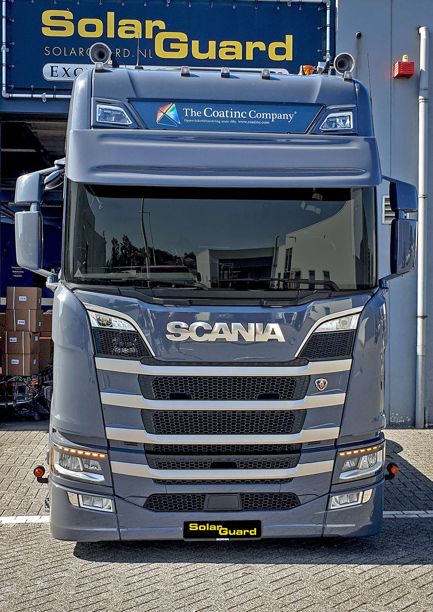 Scania Next Generation Oldskool Sun Visor