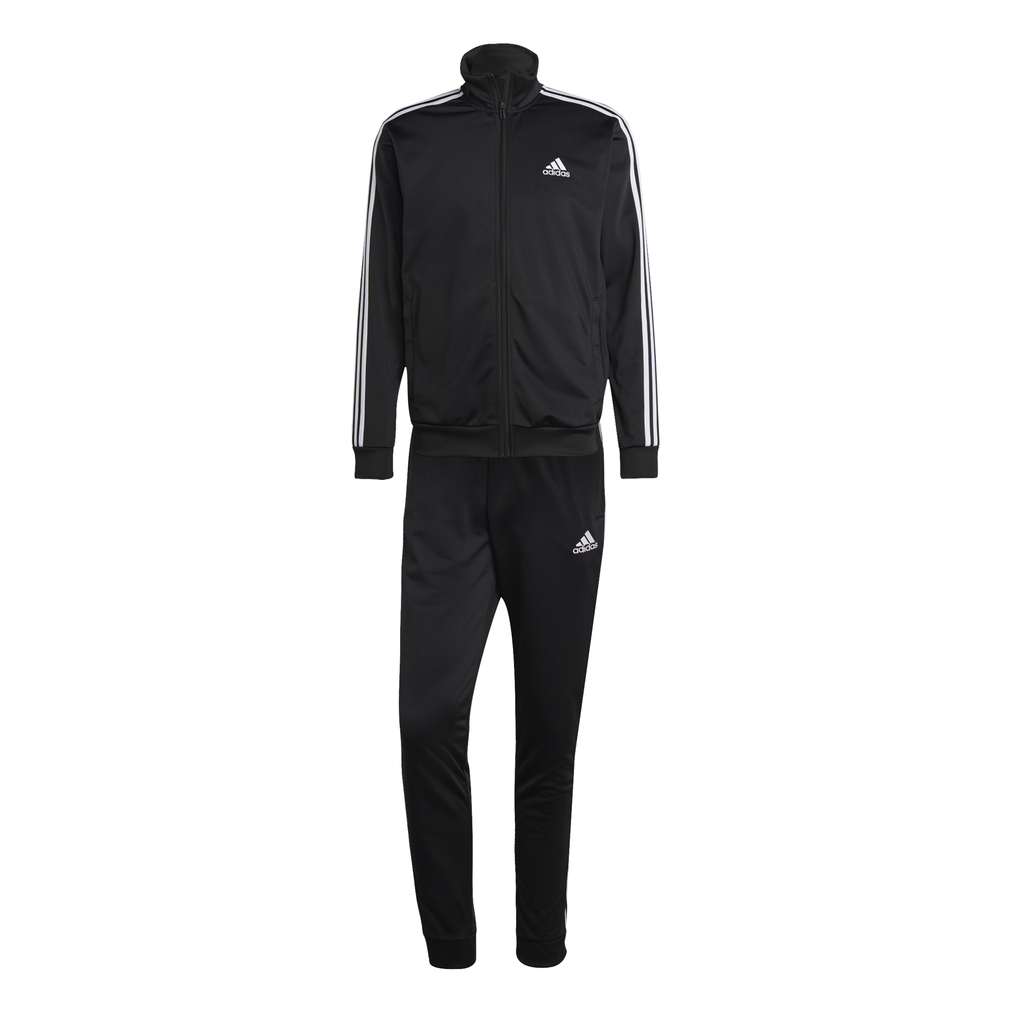 Verfijning Onderzoek winkel Adidas Trainingspak 3-Stripes Tricot Zwart Heren - SOCCER2000