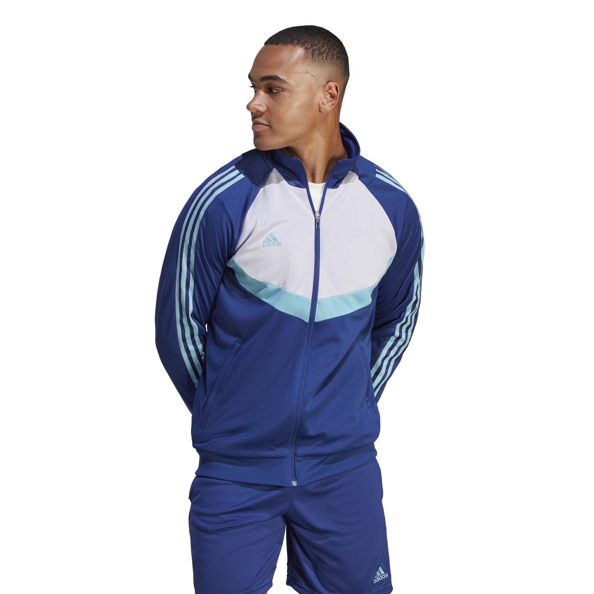 Adidas Jacket Tiro Blauw Heren-2