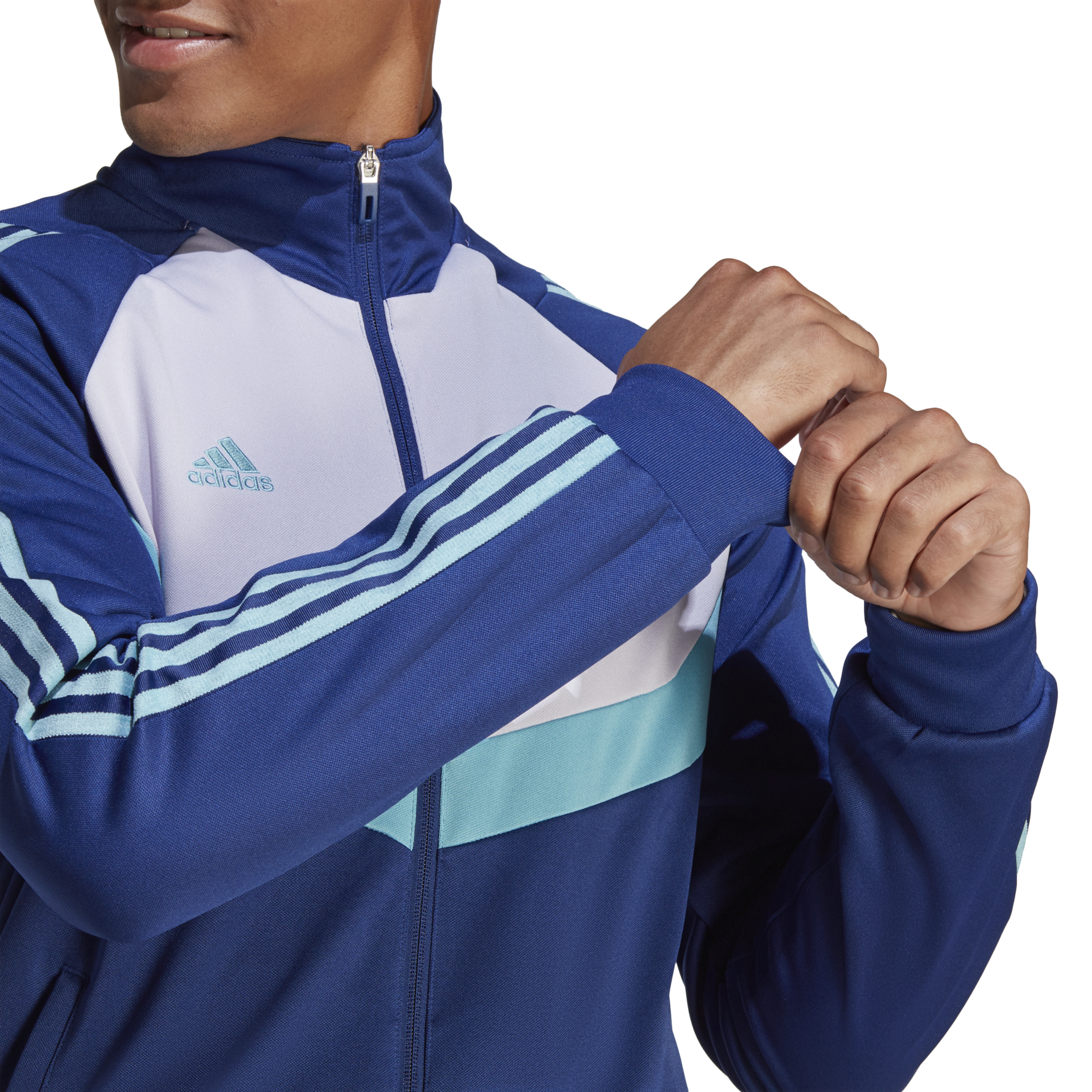 Adidas Jacket Tiro Blauw Heren-5