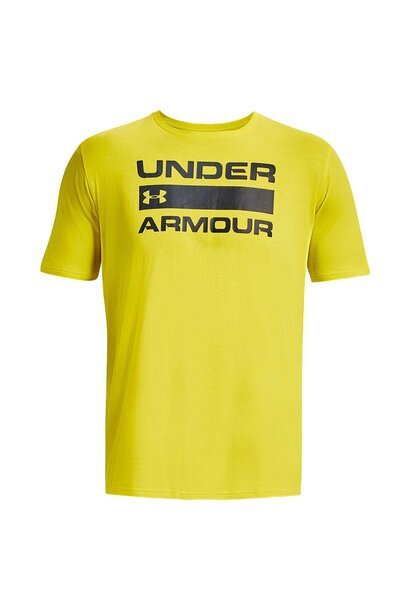 Under Armour T-Shirt Team Issue Starfruit Geel Heren