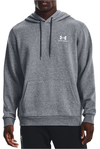 Under Armour Hoodie Essential Fleece Grijs Heren