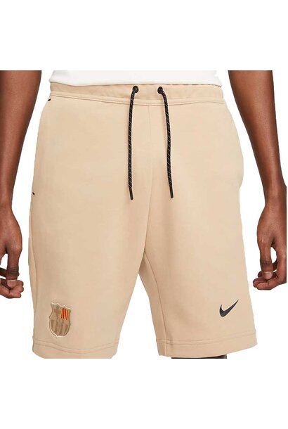 Nike Short Tech Fleece FC Barcelona Beige Heren