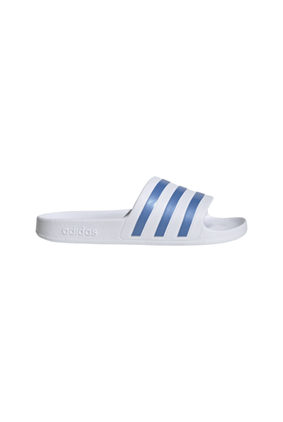 Adidas Slides Adilette Aqua Wit / Blauw