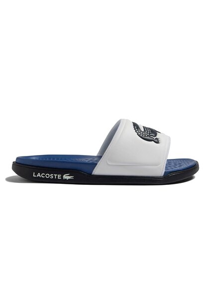 Lacoste Slides Seve Dual Wit / Blauw