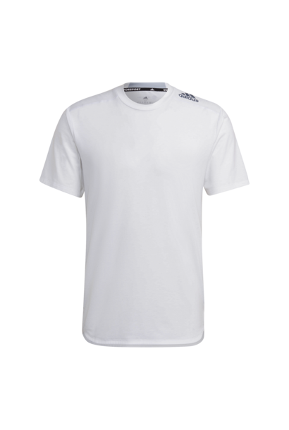 Adidas T-shirt D4T Small Logo Wit Heren