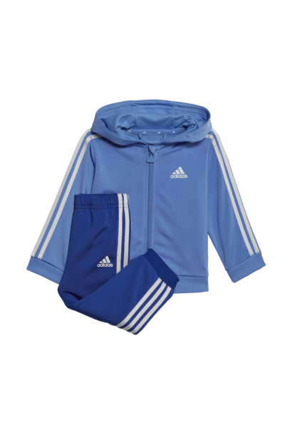 Adidas Trainingspak 3-Stripes Shiny Blauw Kinderen