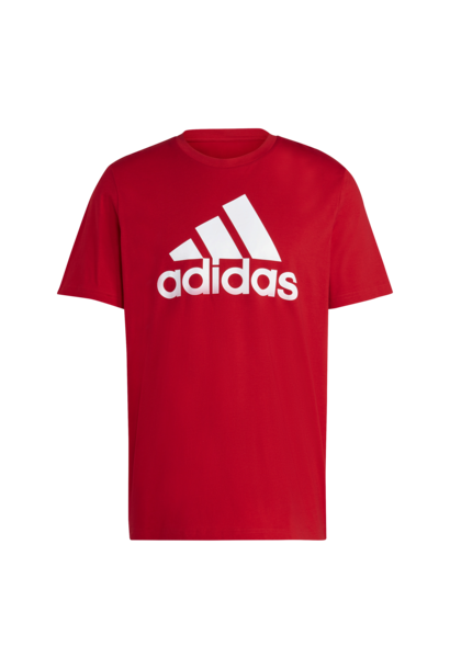 Adidas Shirt Essentials Big Logo Rood / Wit Heren