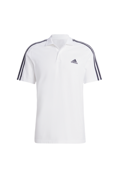 Adidas Polo Essentials Piqué Embroidered Small Logo 3-Stripes Wit Heren