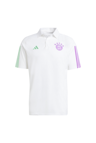 Adidas Polo FC Bayern München 2023/24 Wit Heren