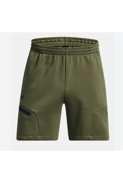 Under Armour Short Unstoppable Fleece Groen Heren