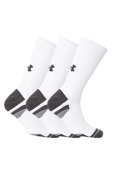 Under Armour Socks Performance Tech 3-Pack Wit / Grijs Heren
