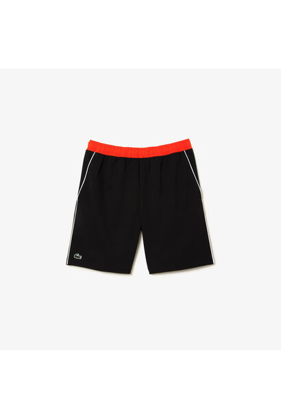 Lacoste Short Zwart / Oranje Heren