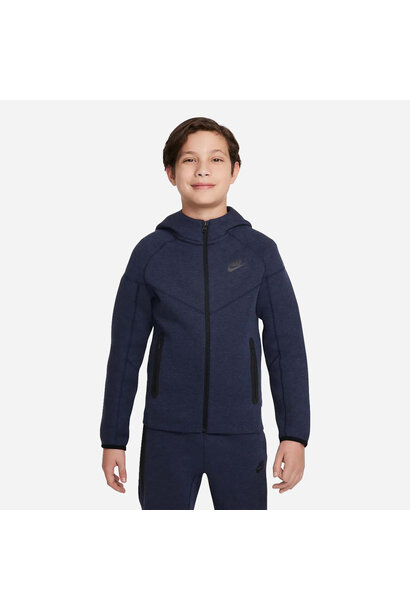 Nike Jacket Tech Fleece Donker Blauw Kinderen