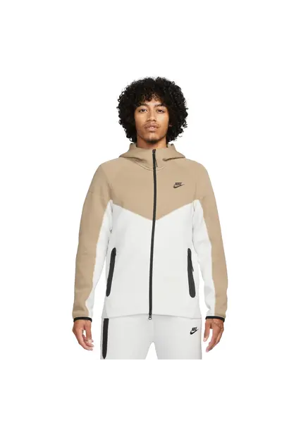 Nike Jacket Tech Fleece Wit / Beige Heren