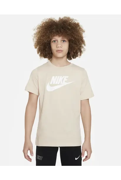 Nike T-shirt Big Logo Beige Kinderen