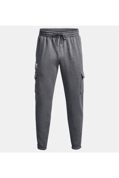 Under Armour Pant Essential Fleece Cargo Grijs Heren