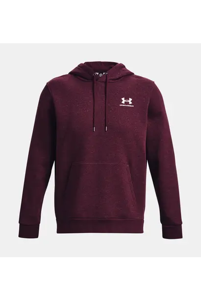 Under Armour Hoodie Essential Fleece Bordeaux Heren