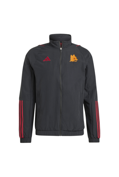 Adidas Jacket Presentatie AS Roma 2023/24 Zwart Heren