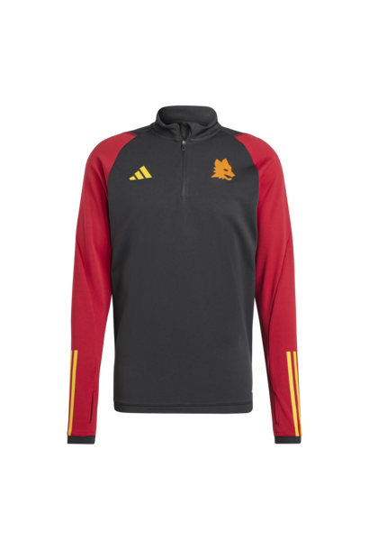 Adidas Trainingstop AS Roma 2023/24 Zwart / Rood