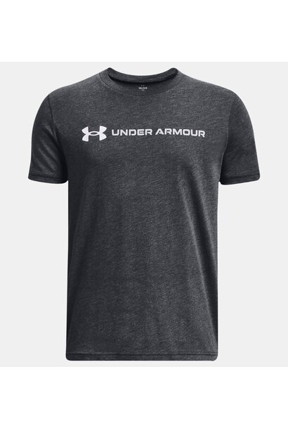 Under Armour T-shirt Wordmark Grijs Kinderen